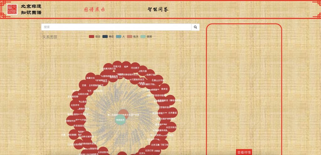 基于flask的北京非遗知识图谱