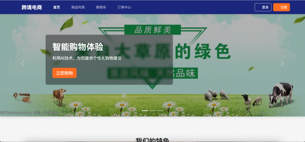 基于大模型RAG技术的跨境电商问答客服系统